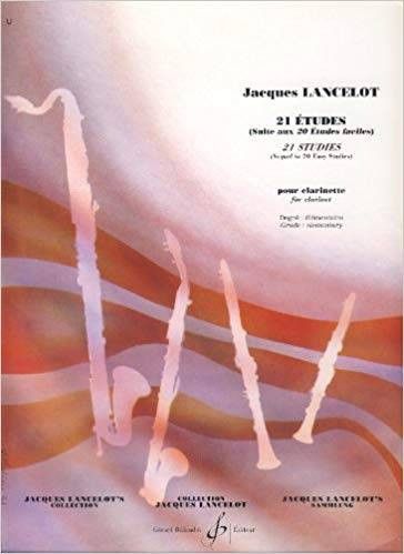 21 Estudios Clarinete - Lancelot - Ed. Billaudot