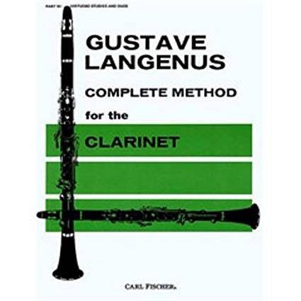 Metodo Completo Clarinete Vol.3 - Langenus - Ed. Carl Fischer