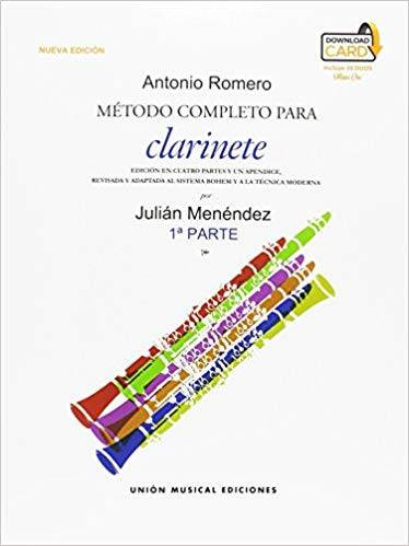Metodo Completo Para Clarinete 1ª Parte - Romero - Ed. Union Musical Ediciones