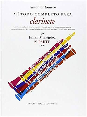 Metodo Completo Para Clarinete 2ª Parte - Romero - Ed. Union Musical Ediciones