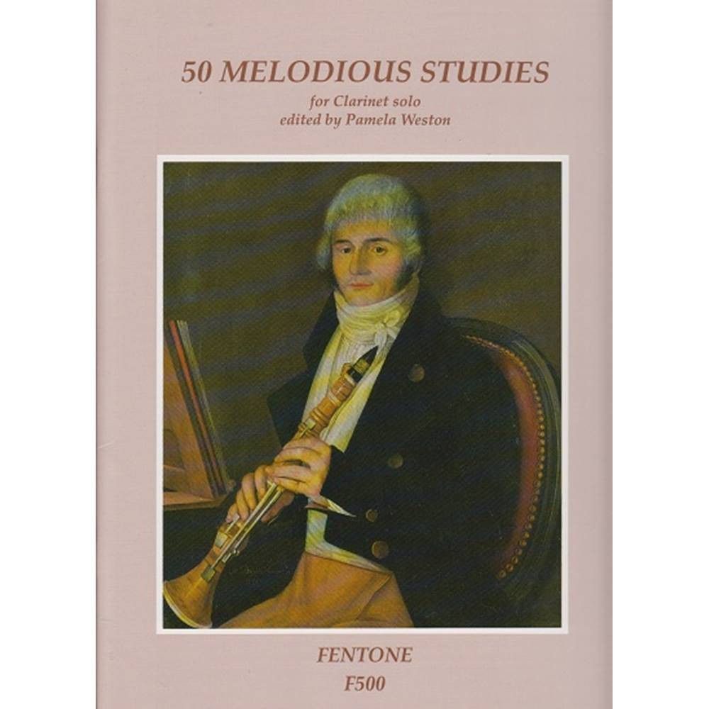 50 Estudios Melodicos Clarinete - Weston - Ed. Fentone