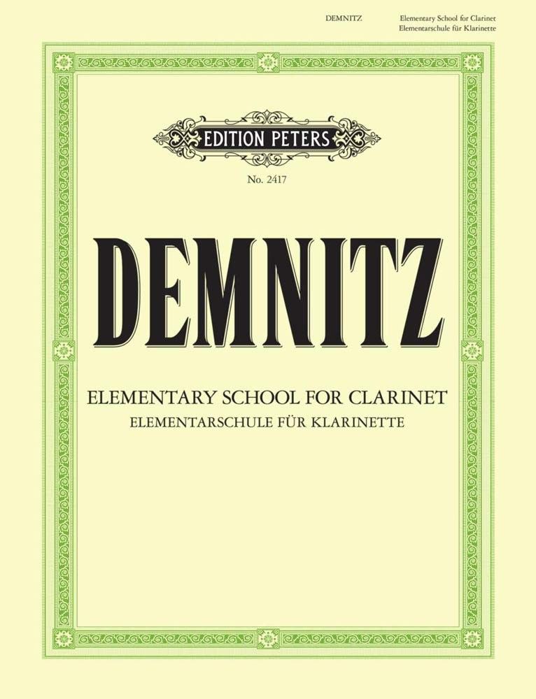 Escuela Elemental Clarinete - Demnitz - Ed. Peters