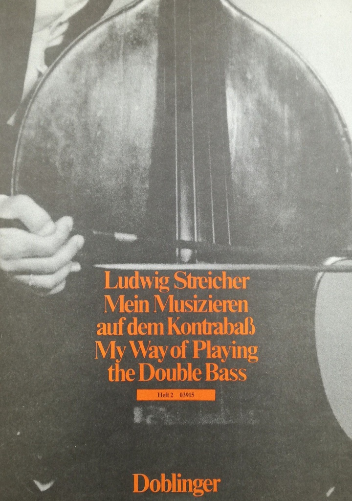My Way Of Playing The Double Blass Vol.2 Contrabajo - Streicher - Ed. Verlag Doblinger