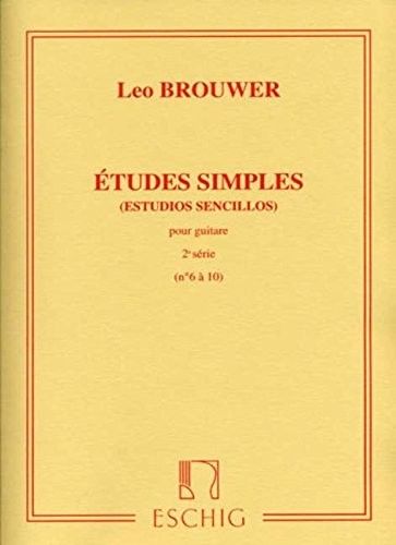 Estudios Sencillos Vol.2 Guitarra - Brouwer - Ed. Eschig