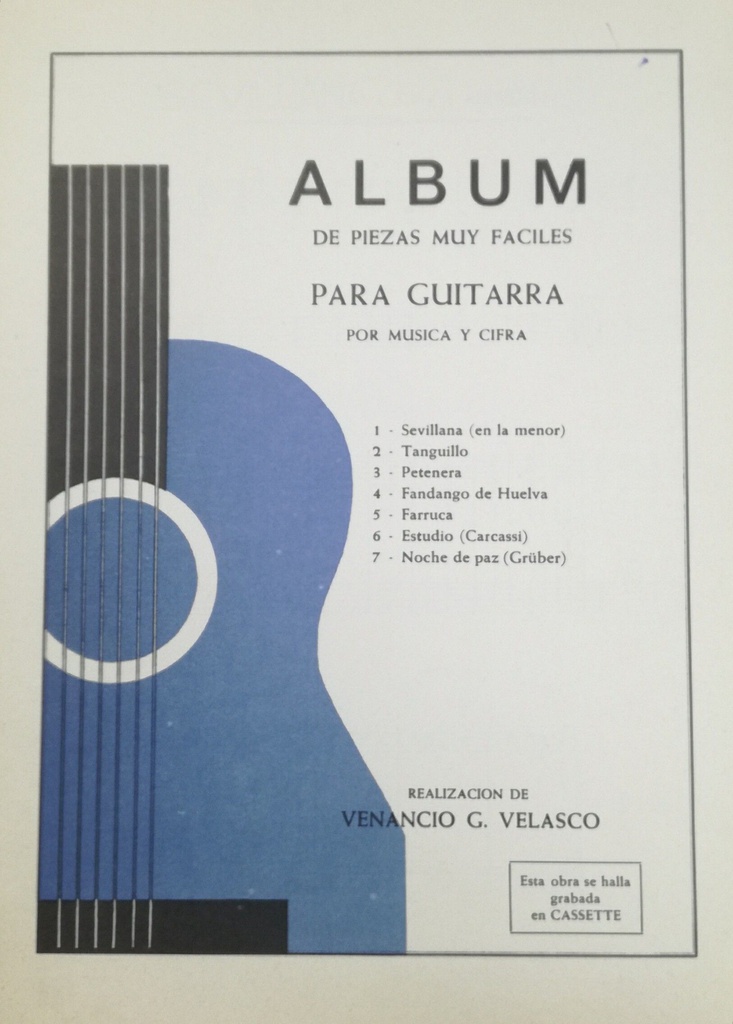 Album Piezas Muy Faciles Guitarra - Garcia Velasco