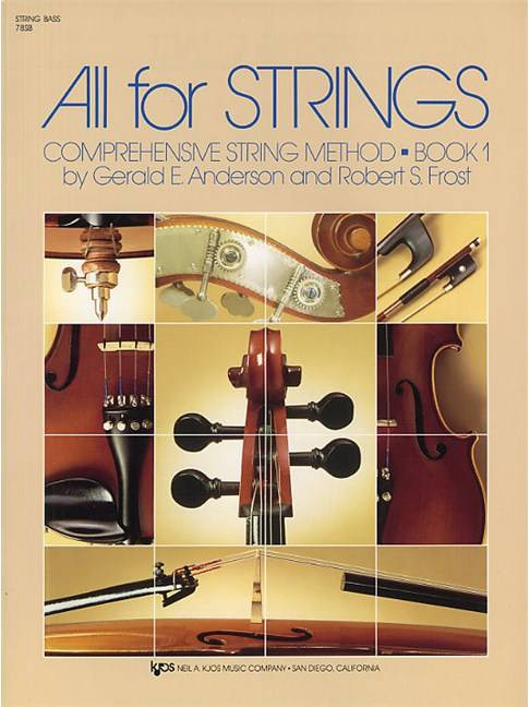 All For Strings Vol.1 Contrabajo - Anderson, Frost - Ed. Kjos