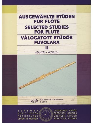 Estudios Selectos Vol.2 Flauta - Bantai, Kovacs - Ed. Editio Musica Budapest