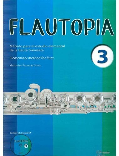Flautopia Vol.3 Flauta Con Cd - Femenia - Ed. Sonata Ediciones