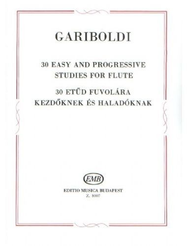30 Estudios Faciles Y Progresivos - Gariboldi - Ed. Editio Musica Budapest