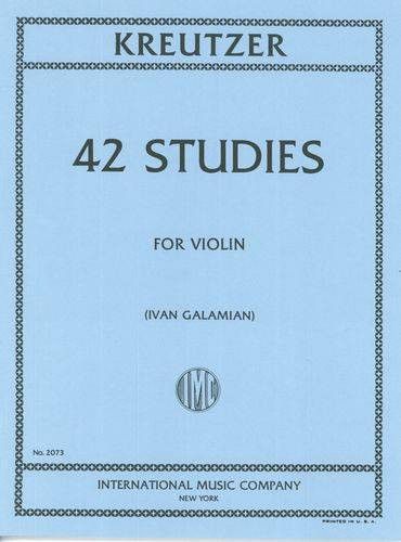 42 Estudios Violin (Rev.Galamian) - Kreutzer - Ed. Imc