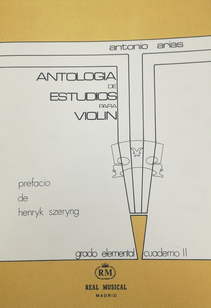 Antologia Estudios Violin Grado Elemental Vol.2 - Arias - Ed. Real Musical