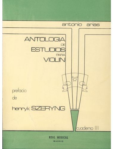 Antologia Estudios Violin Vol.3 - Arias - Ed. Real Musical