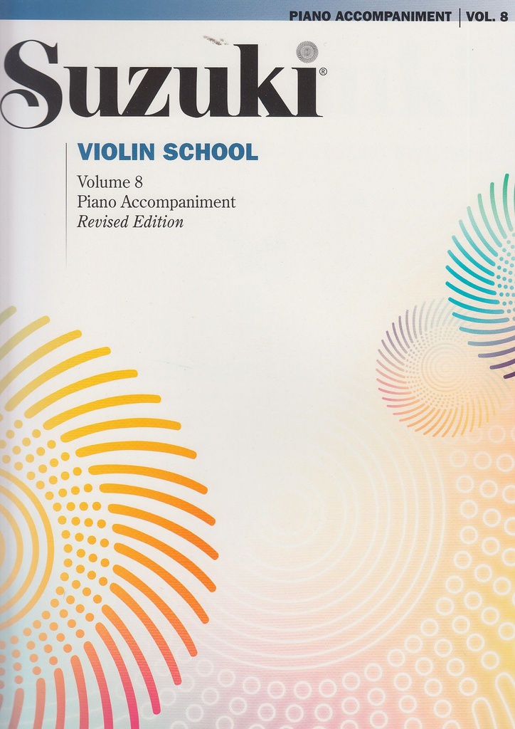 Metodo Suzuki Violin Vol.8 Piano Acompañante Edicion Revisada - Ed. Summy Birchard