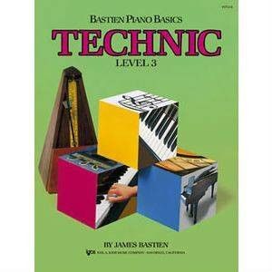 Piano Basico Tecnica Nivel 3 - Bastien - Ed. Kjos