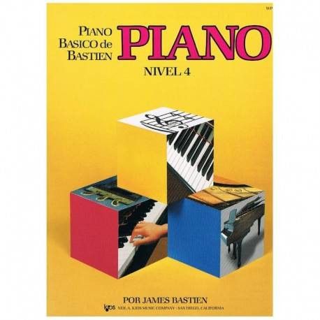 Piano Basico Nivel 4 - Bastien - Ed. Kjos