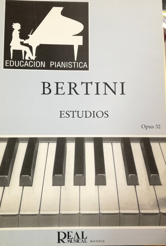 Estudios Piano Op.32 - Bertini - Ed. Real Musical