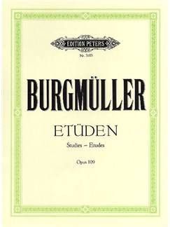 Estudios Op.109 Piano - Burgmuller - Ed. Peters