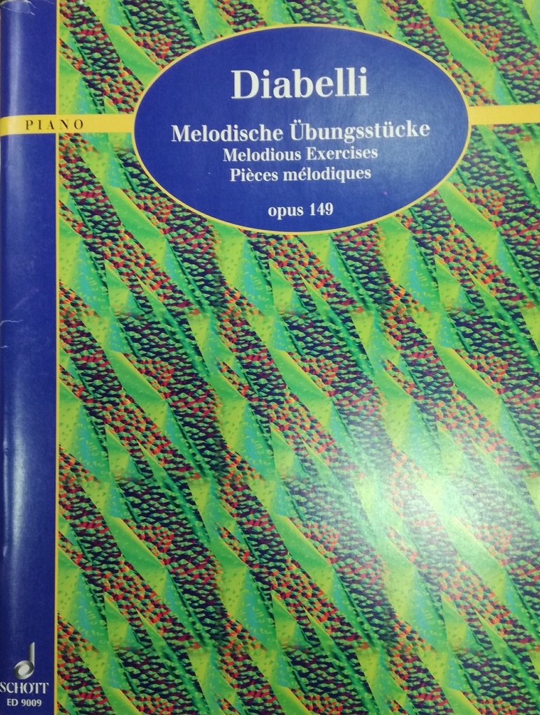 Piezas Melodicas Piano Op.149 - Diabelli - Ed. Schott