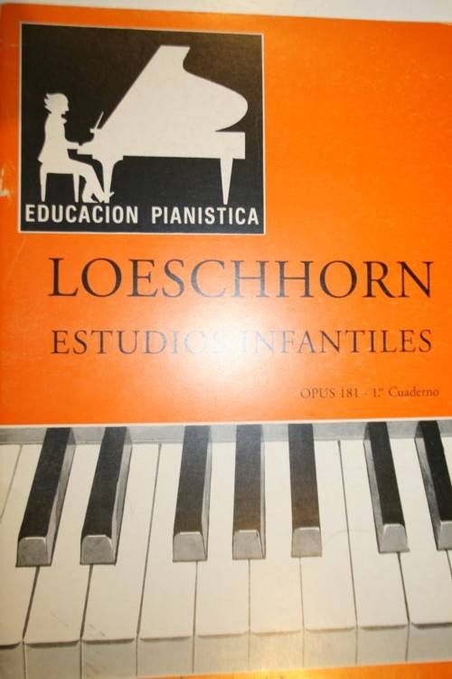 Estudios Infantiles Op.181 Vol.1 Piano - Loeschhorn - Ed. Real Musical