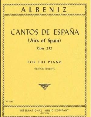 Cantos De España Op.232 Piano (Rev. Philipp) - Albeniz - Ed. International Music Company