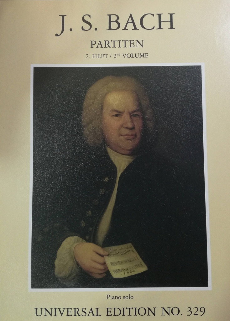 Partitas Vol.2 Piano - Bach - Ed. Universal Edition