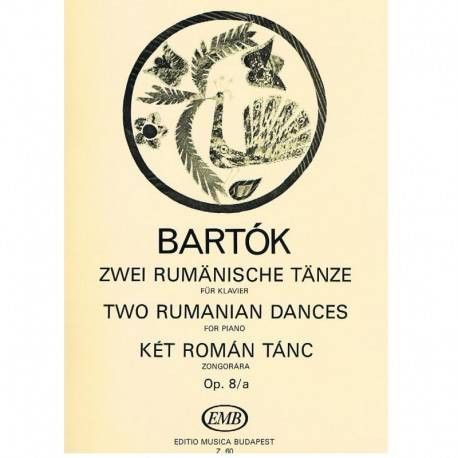 2 Danzas Rumanas Op.8/A Piano - Bartok - Ed. Editio Musica Budapest