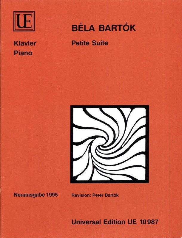 Pequeña Suite Piano (Rev. Peter Bartok) - Bartok - Ed. Universal Edition