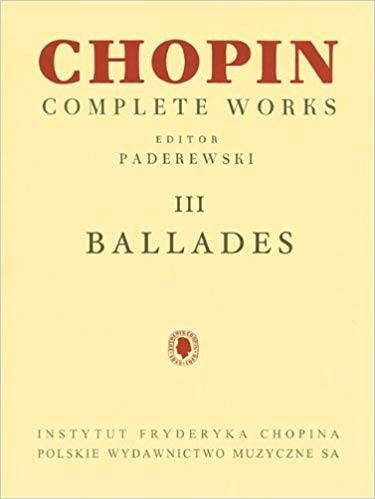Baladas Piano - Chopin - Ed. Paderewski