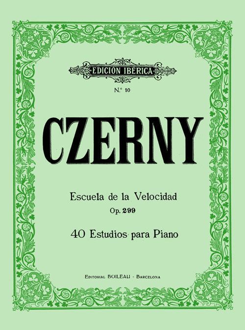 Escuela De La Velocidad Piano Op.299 - Czerny - Ed. Boileau