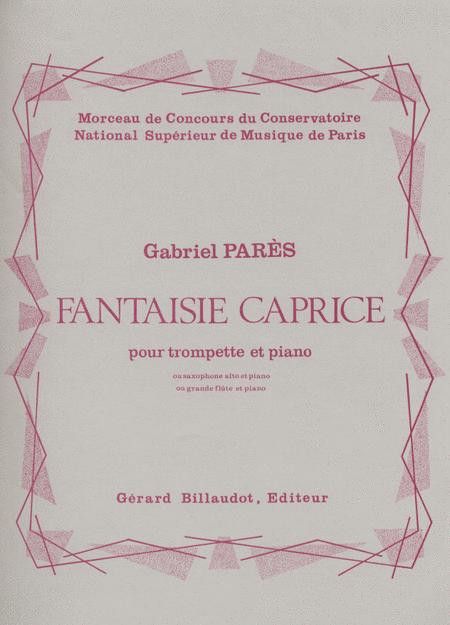 Fantasia Capricho Trompeta Y Piano - Pares - Ed. Billaudot