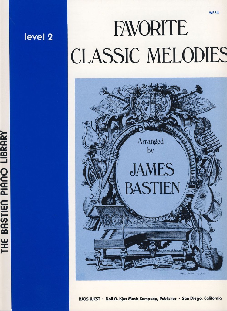 Melodias Clasicas Favoritas Vol.2 Piano - Bastien - Ed. Kjos