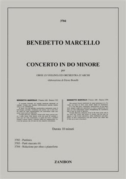 Concierto Do Menor Oboe Y Piano (Rev. Bonelli) - Marcello - Ed. Zanibon