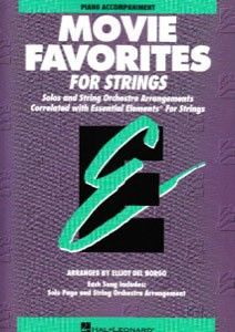 Movie Favorites For Strings Piano Acompañamente - Borgo - Ed. Hal Leonard