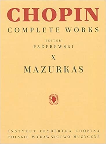 Mazurkas Piano - Chopin - Ed. Paderewski