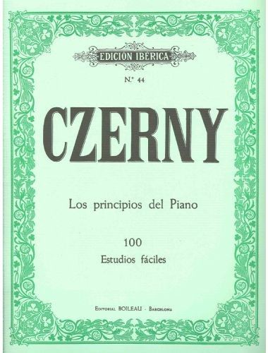 Los Principios Del Piano, 100 Estudios Faciles Piano - Czerny - Ed. Boileau
