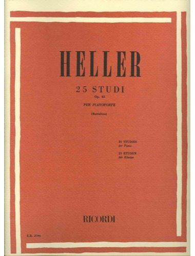25 Estudios Op.45 Piano (Rev. Rattalino) - Heller - Ed. Ricordi