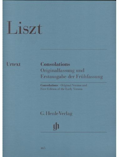 Consolations Piano - Liszt - Ed. Henle Verlag