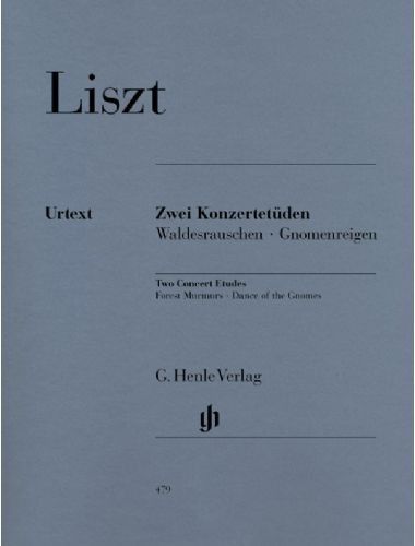 2 Estudios De Concierto Piano (Forest Murmurs, Dance Of The Gnomes) - Liszt - Ed. Henle Verlag