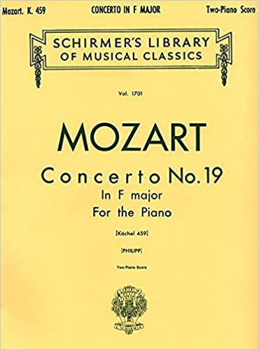 Concierto Fa Mayor Nº19 K 459 Para 2 Pianos (Rev. Philipp) - Mozart - Ed. Schirmer