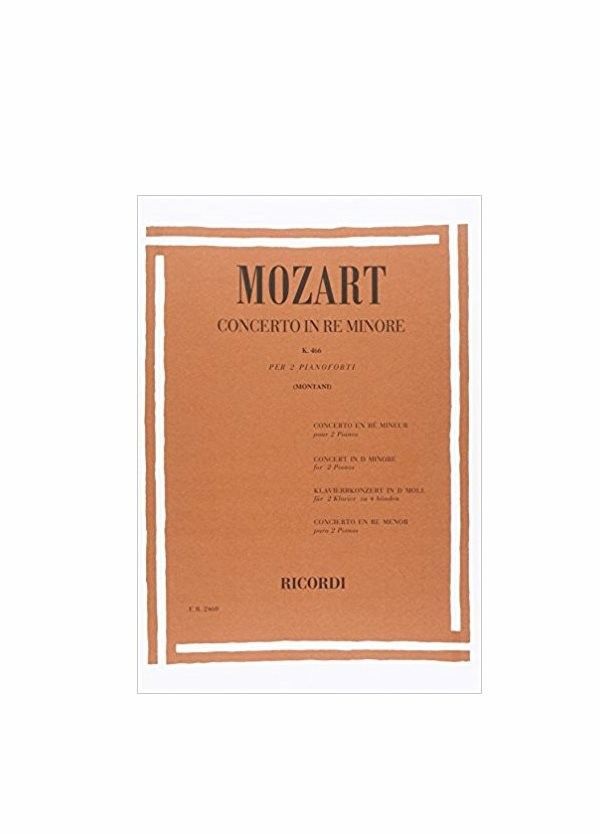 Concierto Re Menor K 466 Para 2 Pianos (Rev. Montani) - Mozart - Ed. Ricordi