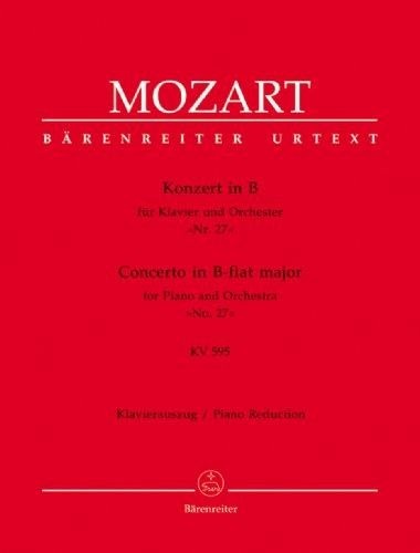 Concierto Sib Mayor Nº27 Kv 595 Para Dos Pianos - Mozart - Ed. Barenreiter