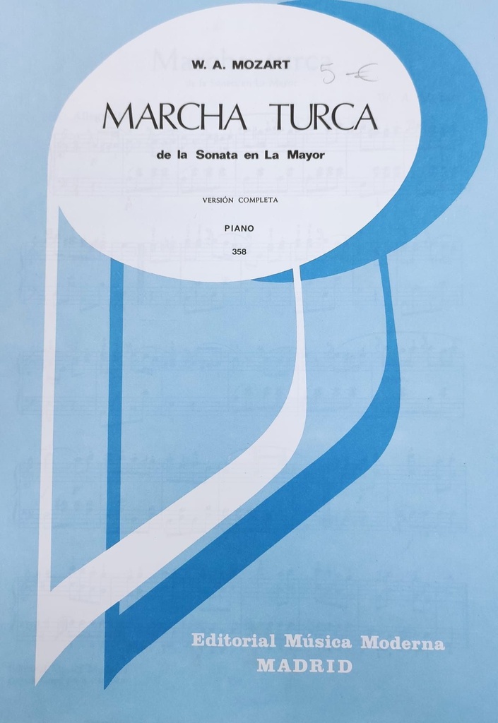 Marcha Turca Piano - Mozart - Ed. Musica Moderna