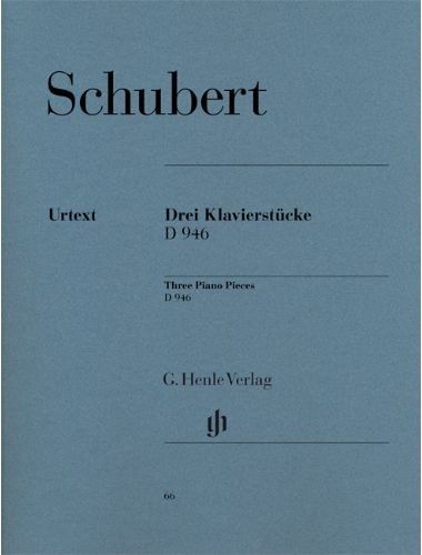 3 Pequeñas Piezas D 946 Piano - Schubert - Ed. Henle Verlag