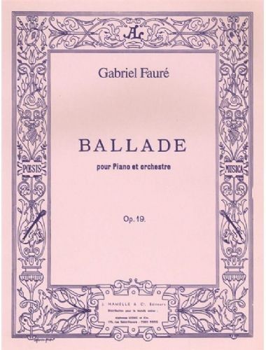 Balada Op.19 Para Dos Pianos - Faure - Ed. Hamelle