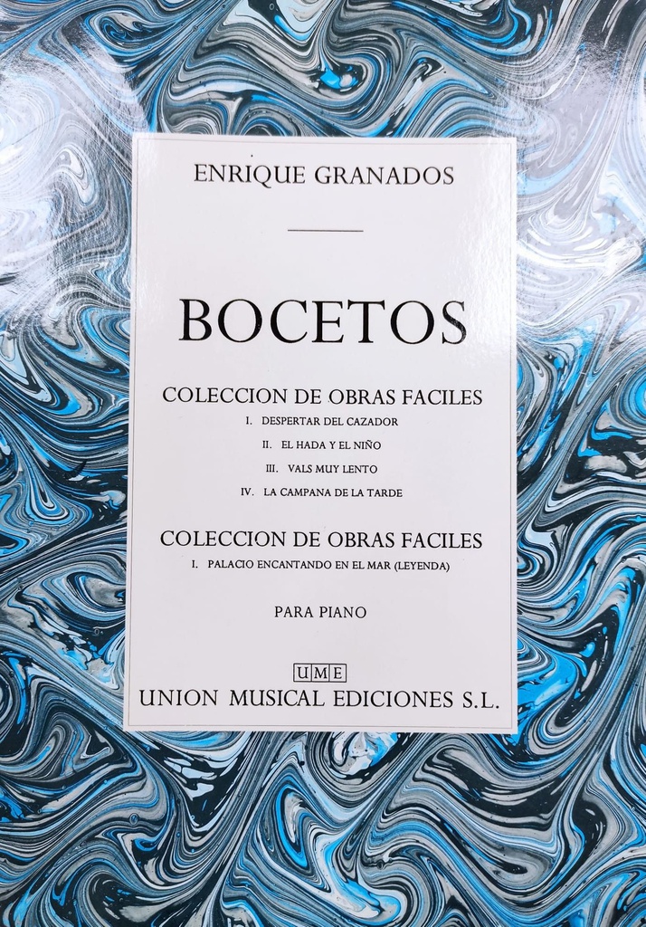 Bocetos Piano - Granados - Ed. Union Musical Ediciones