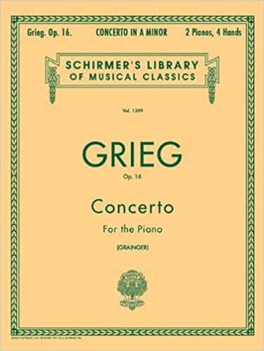Concierto Op.16 Para Dos Pianos (Rev. Grainger) - Grieg - Ed. Schirmer