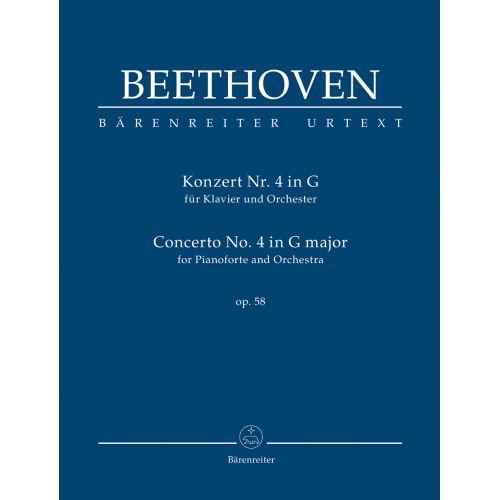 Concierto Nº4 Sol Mayor Op.58 Piano Y Orquesta (Bolsillo) - Beethoven - Ed. Barenreiter