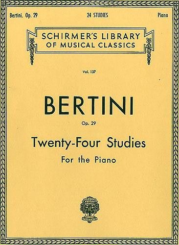 Bertini - 24 Estudios Para Piano Op.29 - Ed. Shirmer