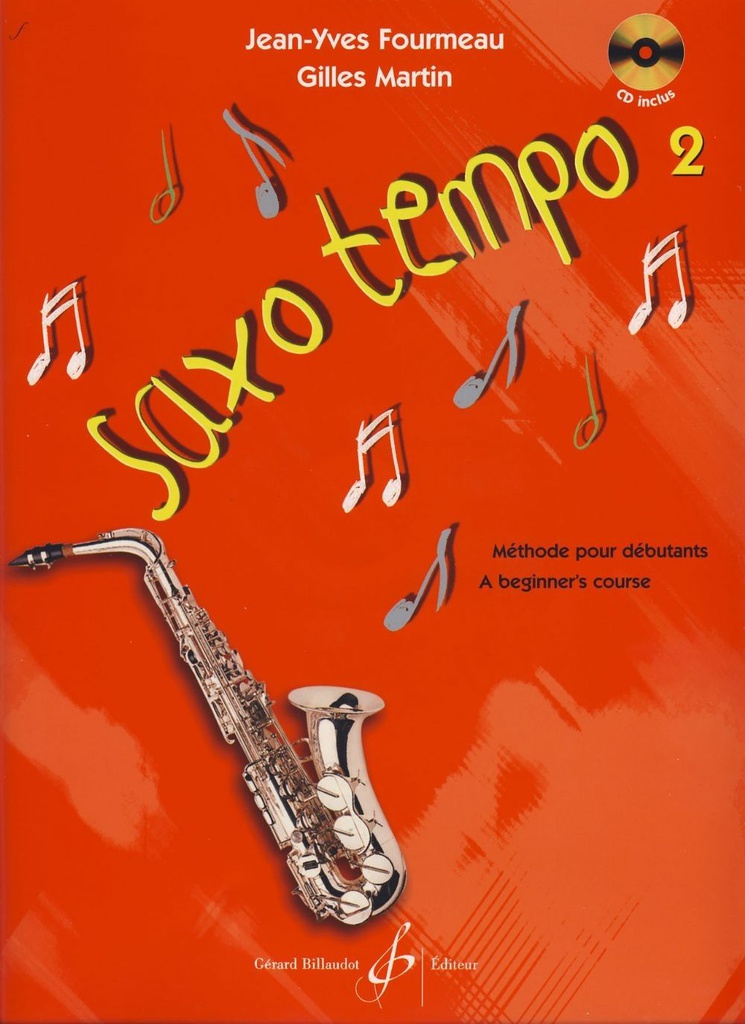 Saxo Tempo Vol.2 Con Cd - Fourmeau, Martin - Ed. Billaudot