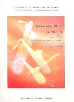 24 Estudios Op.21 Saxofon (Rev. Leger) - Andersen - Ed. Billaudot
